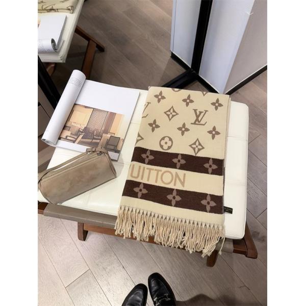 ブラック 2025秋冬話題・大人エレガンス LOUIS VUITTON ルイヴィトン コピー マフラー