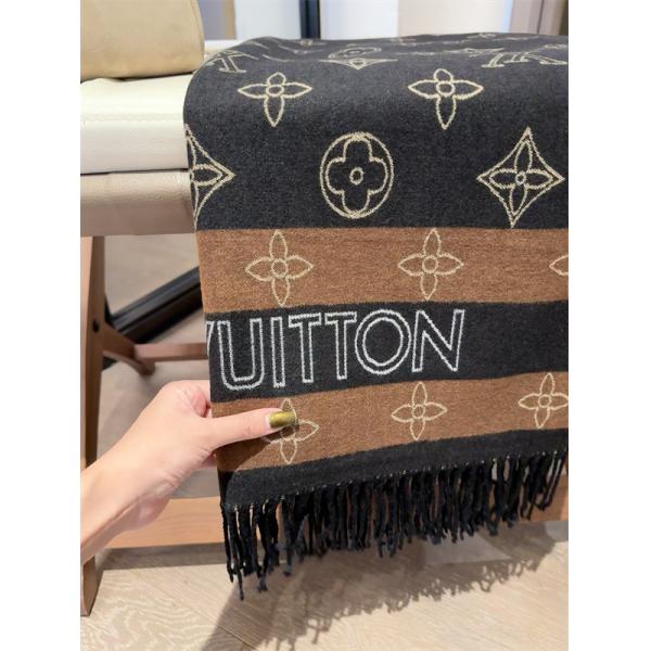 ブラック 2025秋冬話題・大人エレガンス LOUIS VUITTON ルイヴィトン コピー マフラー