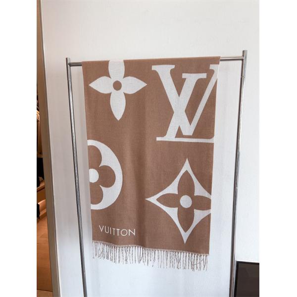 LOUIS VUITTON ルイヴィトン コピー ライトグレー 2025秋冬新作・洗練モダン マフラー