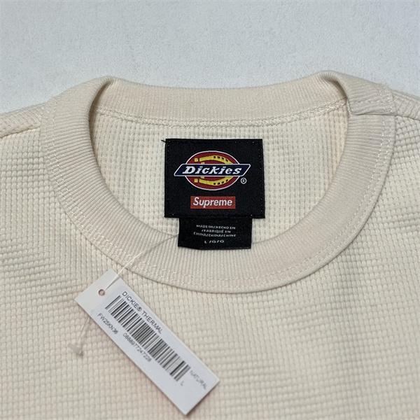☆トレンド☆DKシュプリーム長袖tシャツコピー SUPREME X DICKIES コラボ FW25 THERMAL L/S TEE 