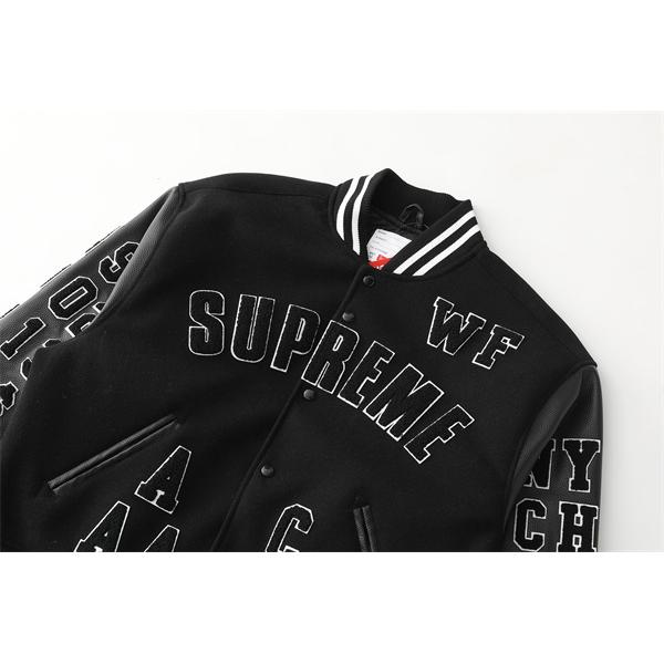 個性☆Supreme SS25 week3 Praises Varsity Jacket シュプリームジャケットコピー 176- 72.5キロMサイズ