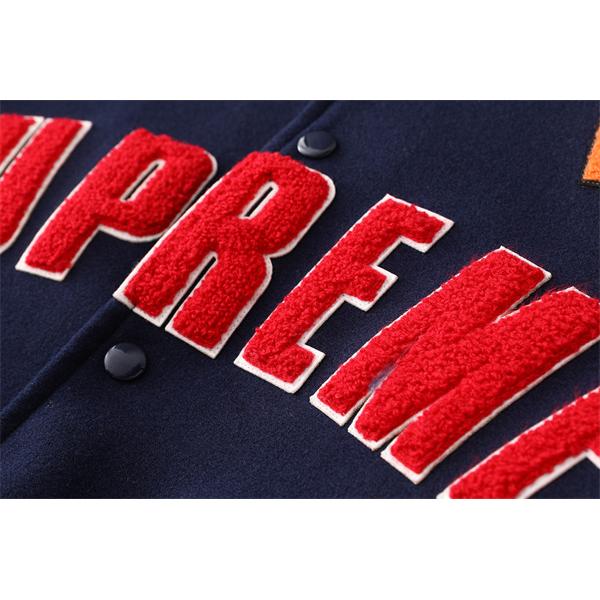 個性☆Supreme SS25 week3 Praises Varsity Jacket シュプリームジャケットコピー 176- 72.5キロMサイズ