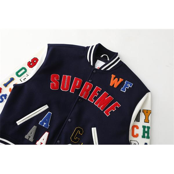 個性☆Supreme SS25 week3 Praises Varsity Jacket シュプリームジャケットコピー 176- 72.5キロMサイズ