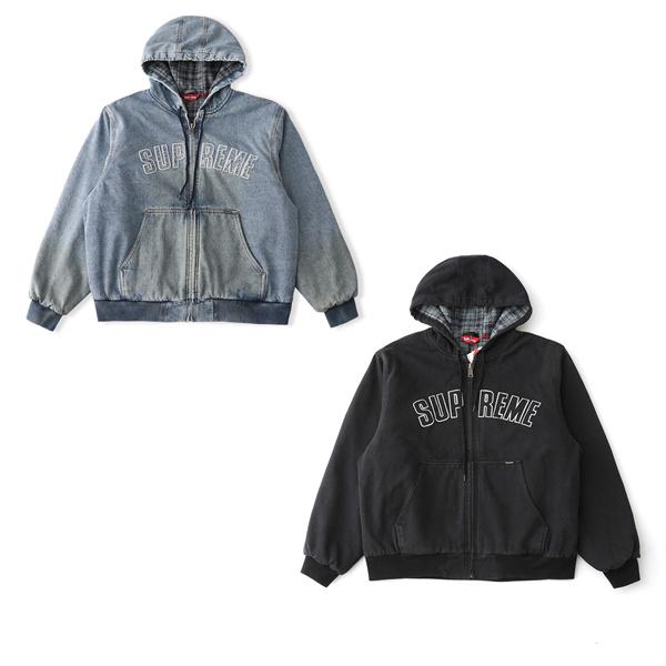 お洒落☆シュプリームジャケットコピー Supreme FW25 WEEK1 Reflective Arc Hooded Work Jacket 