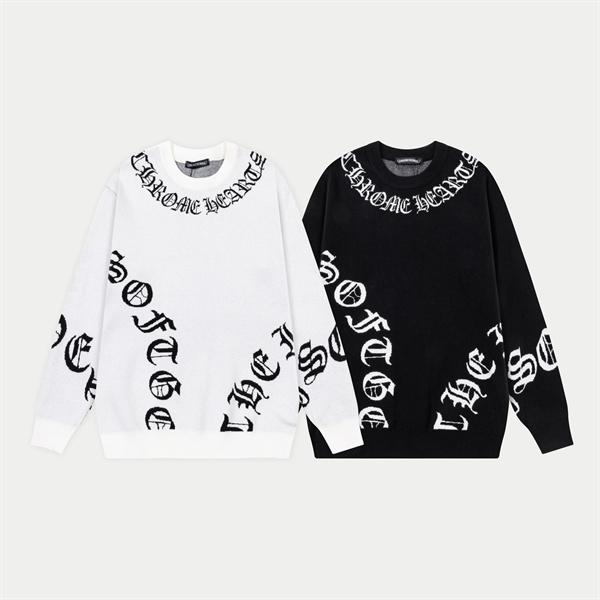 CHROME HEARTS 2025秋冬 高級感あふれる ブラック セーター ふんわり暖か モード系 クロムハーツ コピー