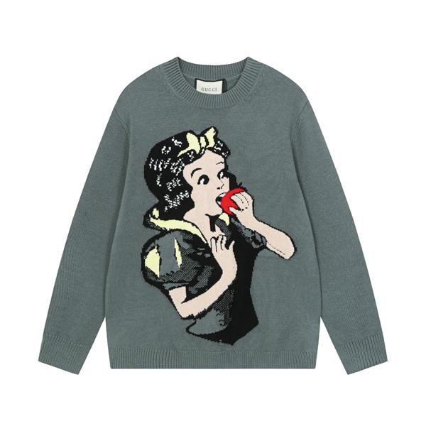 2025秋冬 暖か グレー 人気 ニット 可愛い グッチ コピー 柔らか暖か レトロポップ