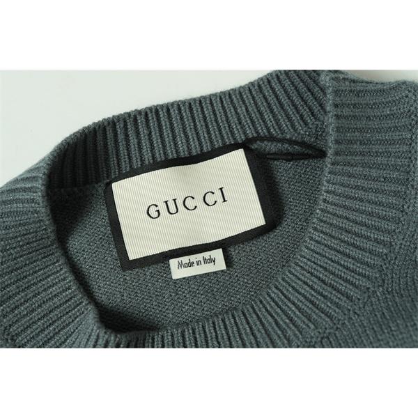 2025秋冬 暖か グレー 人気 ニット 可愛い グッチ コピー 柔らか暖か レトロポップ