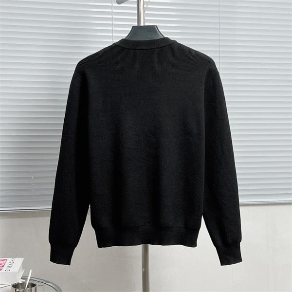  グッチ コピー 2025秋冬 上質 ボルドー GUCCI ロゴニット 人気 メンズ必見 大人カジュアル