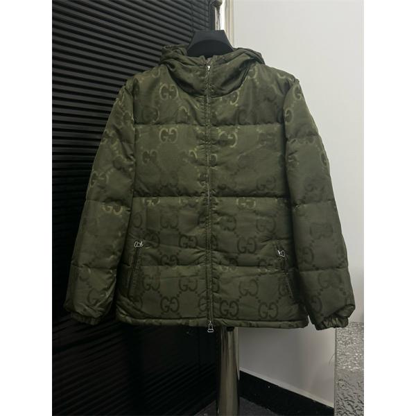 グッチ コピー 2025秋冬 防寒 ネイビー GUCCI ダウン 売れ筋注目 大人モード