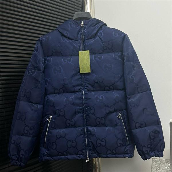 グッチ コピー 2025秋冬 防寒 ネイビー GUCCI ダウン 売れ筋注目 大人モード