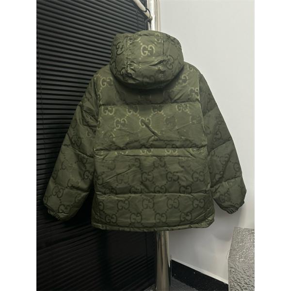 グッチ コピー 2025秋冬 防寒 ネイビー GUCCI ダウン 売れ筋注目 大人モード