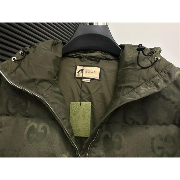 グッチ コピー 2025秋冬 防寒 ネイビー GUCCI ダウン 売れ筋注目 大人モード