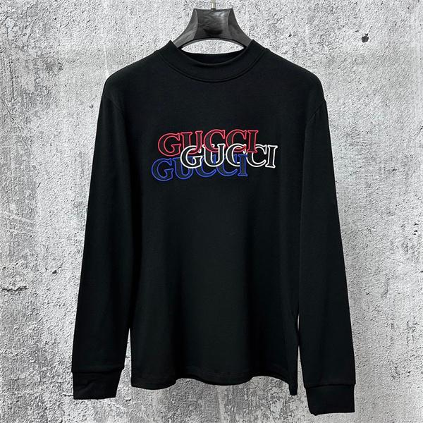  グッチ コピー 2025秋冬 トレンド ブラック GUCCI ロンT おしゃれ映え 人気上昇