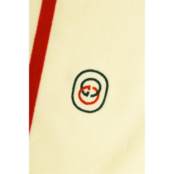 グッチ コピー 2025秋冬 柔らか上質 クリームカラー GUCCI ボーダーニット 旬のトレンド