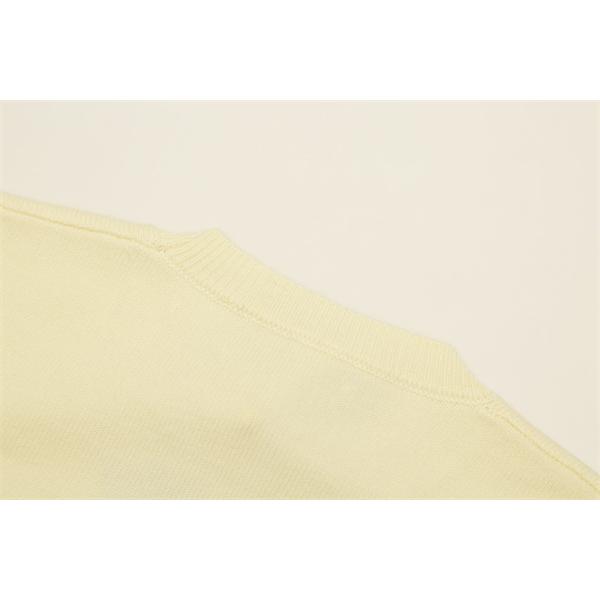 グッチ コピー 2025秋冬 柔らか上質 クリームカラー GUCCI ボーダーニット 旬のトレンド