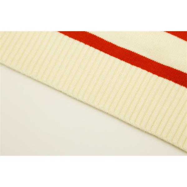 グッチ コピー 2025秋冬 柔らか上質 クリームカラー GUCCI ボーダーニット 旬のトレンド