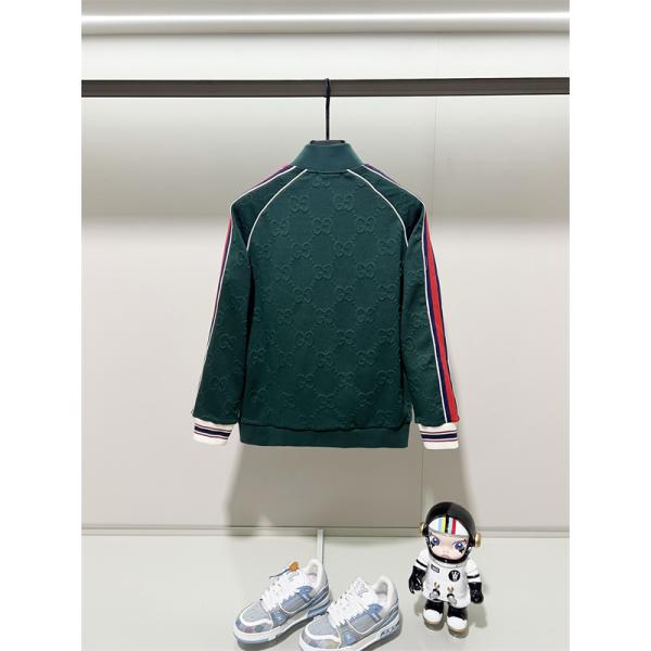 2025秋冬 プレミアム質感 ブラック GGジャカード GUCCI グッチ コピー トラックジャケット 