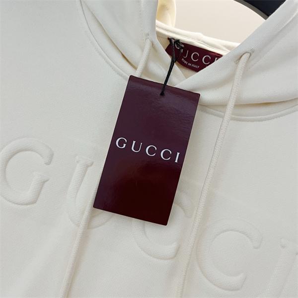 2025秋冬 ホワイト GUCCI グッチ コピー パーカー 高級感漂う 大人カジュアル 人気必至