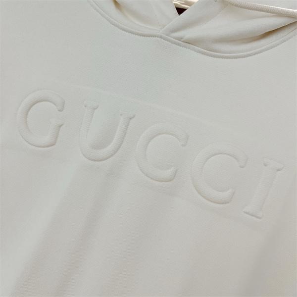 2025秋冬 ホワイト GUCCI グッチ コピー パーカー 高級感漂う 大人カジュアル 人気必至