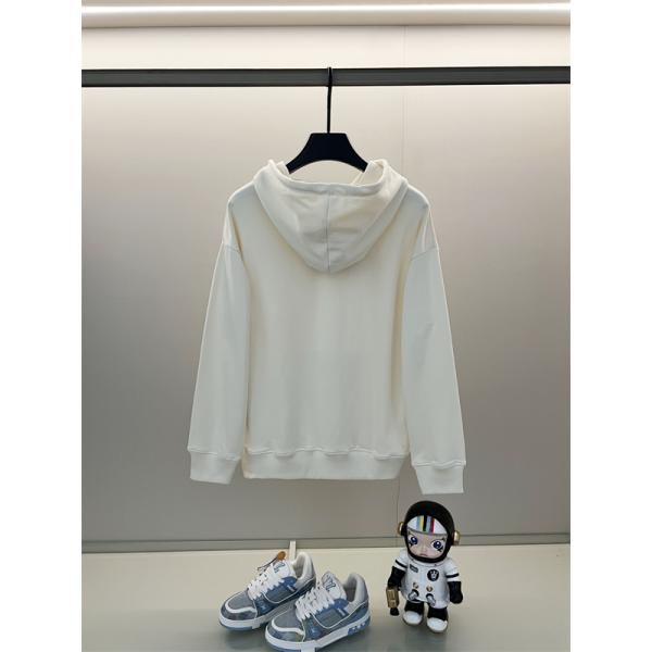 2025秋冬 ホワイト GUCCI グッチ コピー パーカー 高級感漂う 大人カジュアル 人気必至