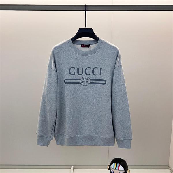2025秋冬 上質快適 グレー GUCCI スウェット 高見えデザイン グッチ コピー