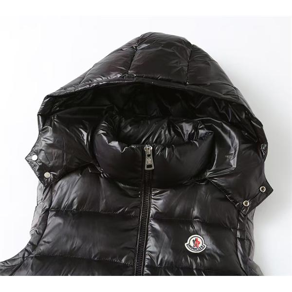 2025秋冬 軽量暖か ブラック MONCLER モンクレール コピー ダウンベスト 高機能デザイン