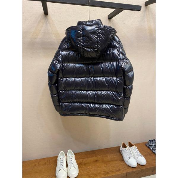 モンクレール コピー 2025秋冬 極暖プレミアム ブラック MONCLER ダウンジャケット 光沢リッチ