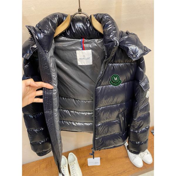 モンクレール コピー 2025秋冬 極暖プレミアム ブラック MONCLER ダウンジャケット 光沢リッチ