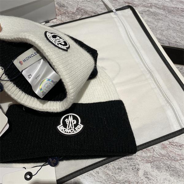 モンクレール コピー MONCLER 2025秋冬 ニットキャップ ふんわり柔らか 保温性抜群 人気 冬コーデ