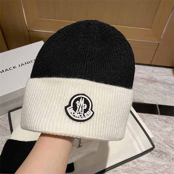 モンクレール コピー MONCLER 2025秋冬 ニットキャップ ふんわり柔らか 保温性抜群 人気 冬コーデ