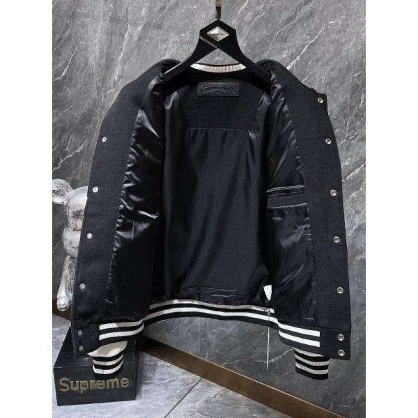 お洒落人気☆☆Chrome Hearts Cross Patch Varsity Jacketクロムハーツジャケットコピー2025-2026秋冬上品