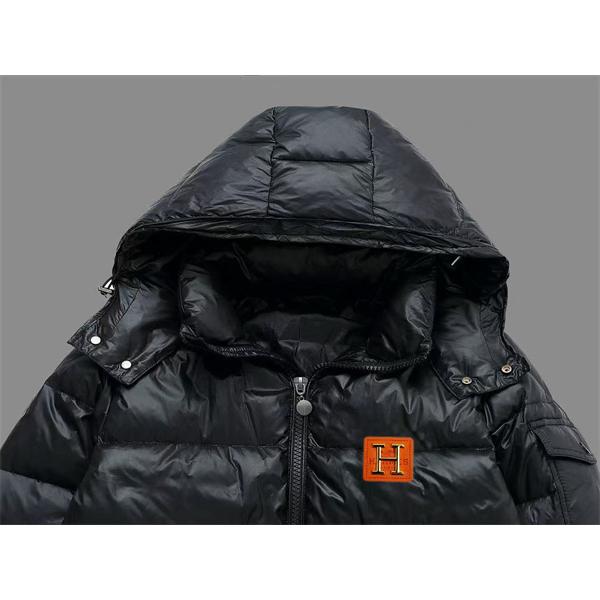 2025秋冬 新作 ブラック 高級感 ダウンジャケット 大人シック 暖かい HERMES エルメス コピー 冬コーデ