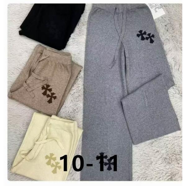  高級感あふれる 刺繍 ニット パンツ 柔らかさ カジュアル CHROME HEARTS クロムハーツ コピー