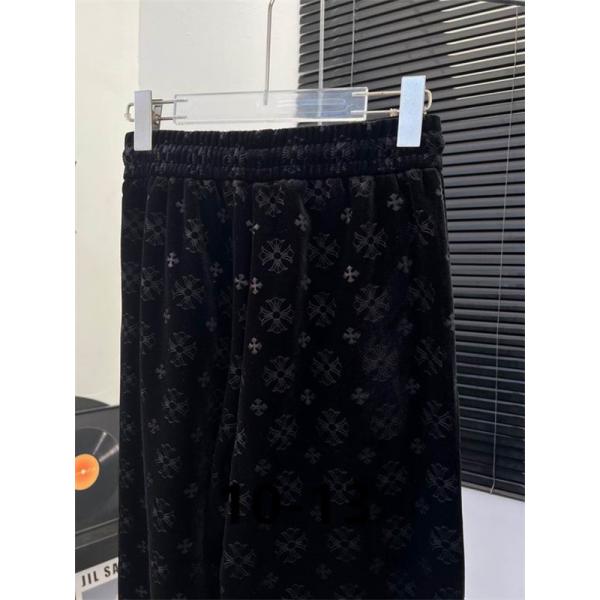 2025秋冬 CHROME HEARTS クロムハーツ コピー ラグジュアリー ブラック パンツ 美脚シルエット