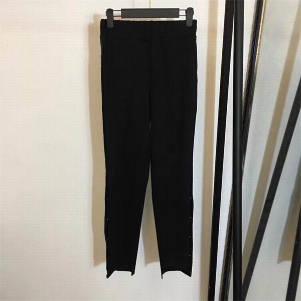 クロムハーツ コピー 2025秋冬 クール ブラック スリムジョガーパンツ モード感 CHROME HEARTS