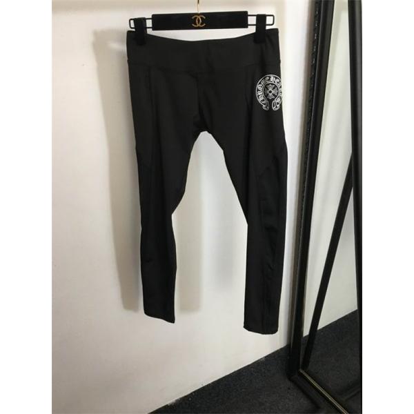 CHROME HEARTS シック ブラック クロムハーツ コピー スポーツブラ＆レギンスセット 大人スタイル