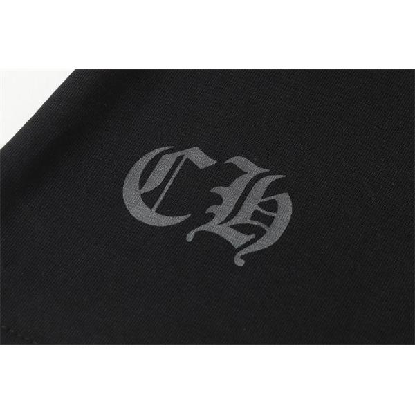 大注目❤CHROME HEARTS★ネックロゴ 長袖 Tシャツ  ポケット付きクロムハーツロンTコピー