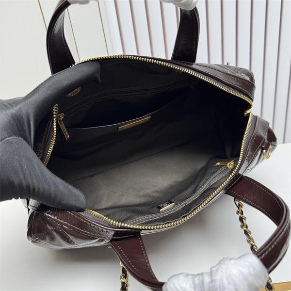 新作 ブラウン 大人可愛い 人気 旅行 高級感 CHANEL シャネル スーパーコピー ボストンバッグ