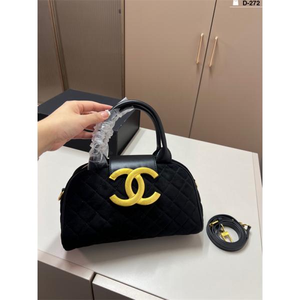CHANEL シャネル 偽物 2025秋冬 クラシック モード ブラック 人気 エレガント ハンドバッグ