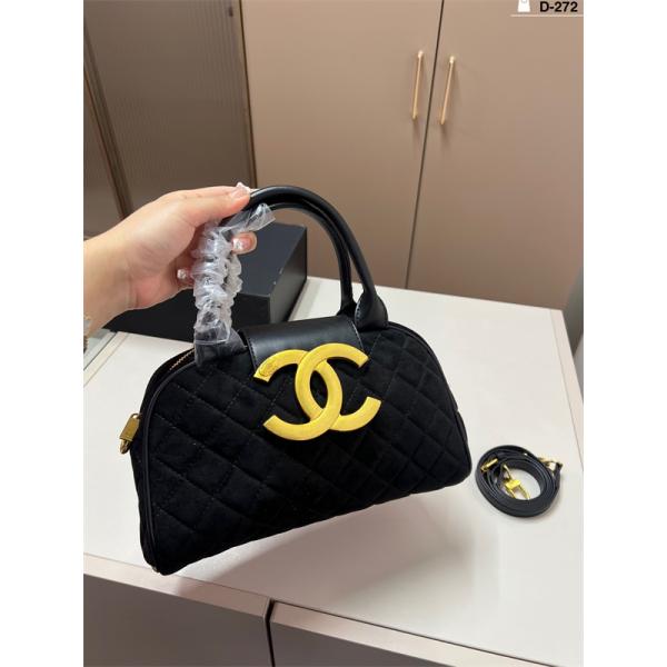CHANEL シャネル 偽物 2025秋冬 クラシック モード ブラック 人気 エレガント ハンドバッグ