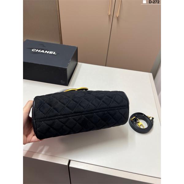 CHANEL シャネル 偽物 2025秋冬 クラシック モード ブラック 人気 エレガント ハンドバッグ