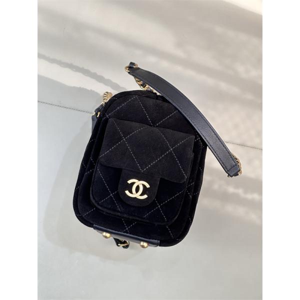 大人エレガント ブラウン スエード 高級感 CHANEL シャネル スーパーコピー ショルダーバッグ