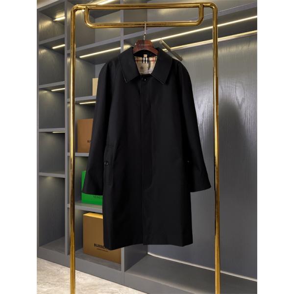 BURBERRY 激安 メンズ カムデン シングルブレスト コート ガバジン素材 英国クラシック 細身シルエット オールシーズン対応
