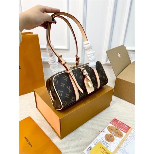 2025秋冬 クラシック ブラウン 人気急上昇 LOUIS VUITTON ルイヴィトン コピー ミニボストンバッグ