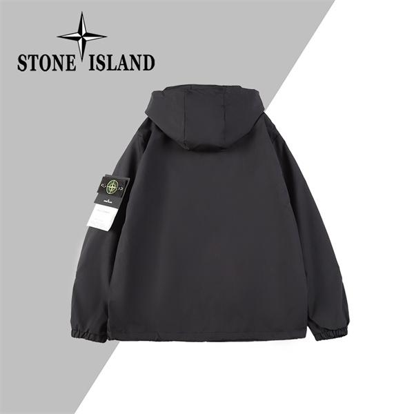 2025秋冬 ブラック 新作軽量 スタイリッシュ STONE ISLAND ストーンアイランド 偽物 ジャケット