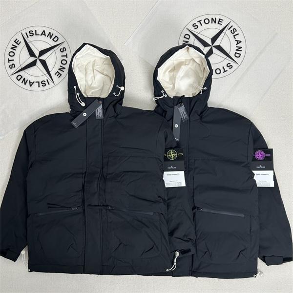 STONE ISLAND ストーンアイランド 偽物 2025秋冬 定番 ブラック 人気注目 保温力抜群 ダウンジャケット