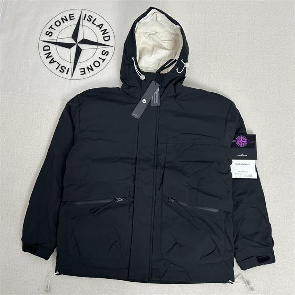 STONE ISLAND ストーンアイランド 偽物 2025秋冬 定番 ブラック 人気注目 保温力抜群 ダウンジャケット
