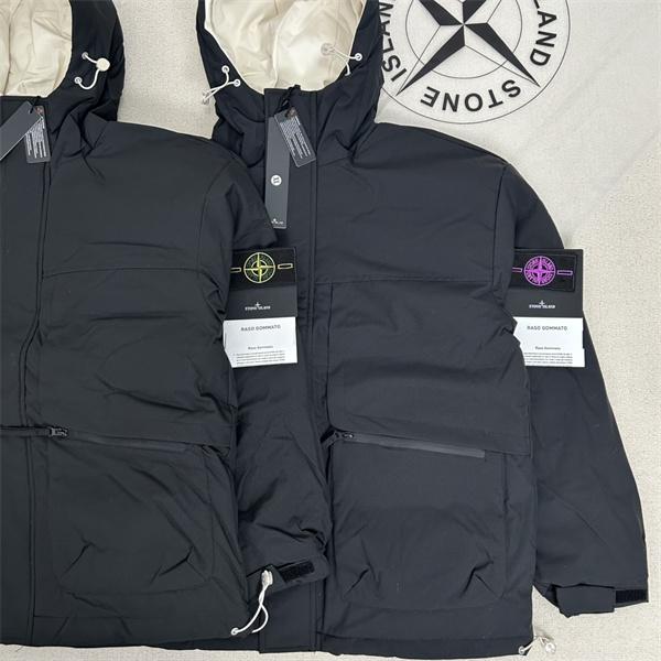 STONE ISLAND ストーンアイランド 偽物 2025秋冬 定番 ブラック 人気注目 保温力抜群 ダウンジャケット