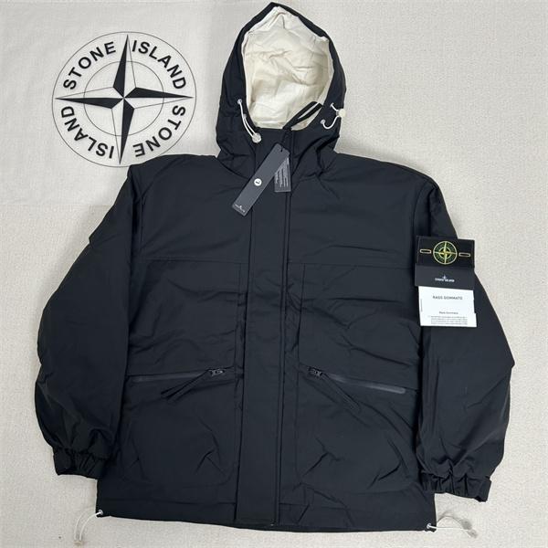 STONE ISLAND ストーンアイランド 偽物 2025秋冬 定番 ブラック 人気注目 保温力抜群 ダウンジャケット