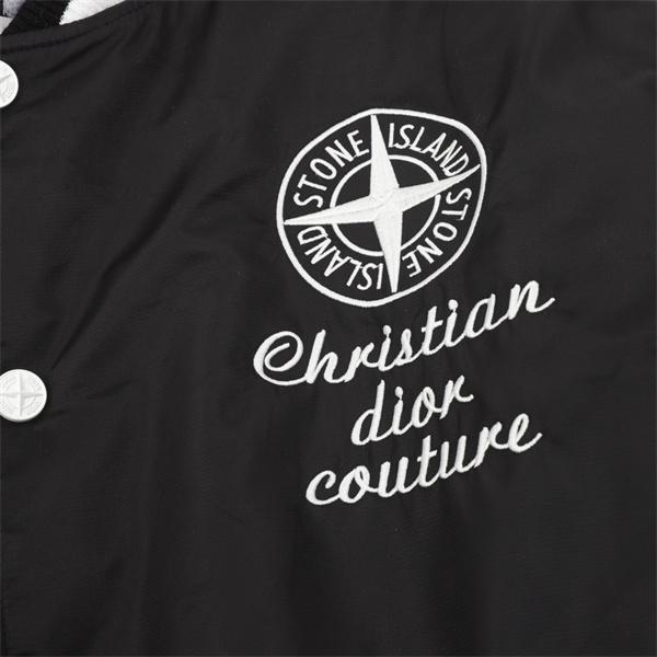カジュアル ブラック 新作 高評価  暖か裏地 DIOR*STONE ISLAND ストーンアイランド コピー  ジャケット